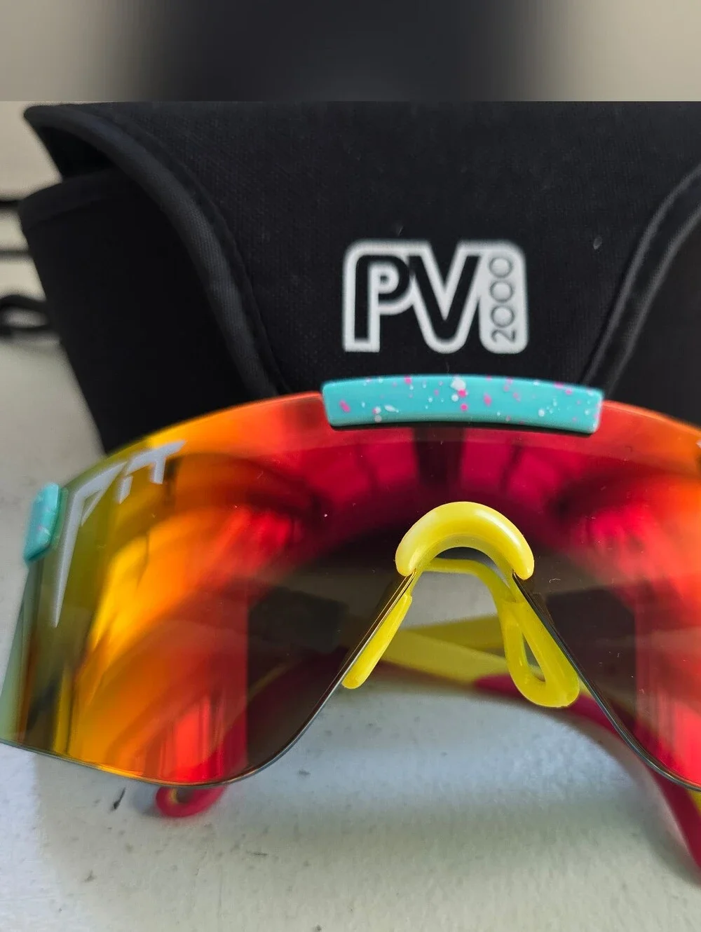 Pit Viper vibrant rainbow